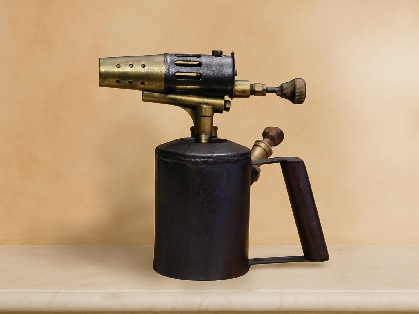 French Decor-Antique Blowtorch-Design Inspiration-Industrial Decor-Unique Gift Ideas-French Antique-Deals-Fireplace Decor-Vintage Home Decor