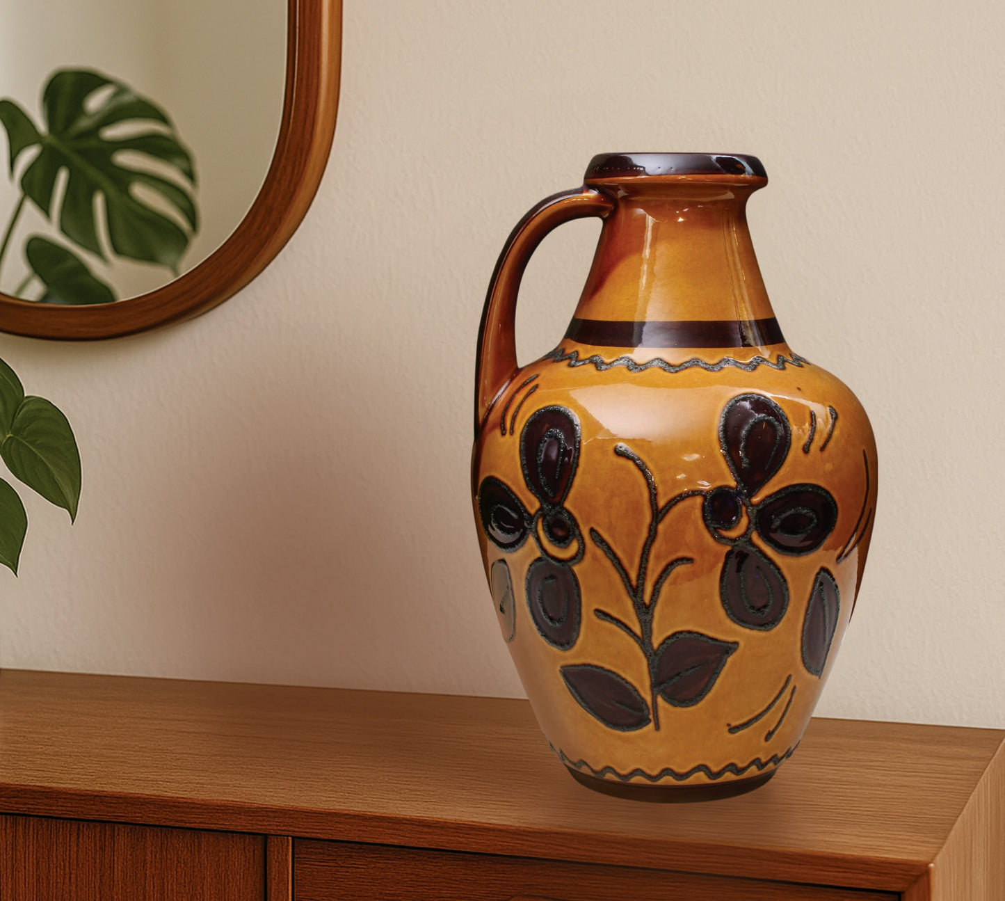 West German- Large Floor Vase