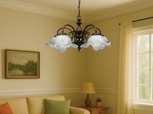 Hanging Light / Vintage Chandelier | Vintage Decor- Entryway Lighting