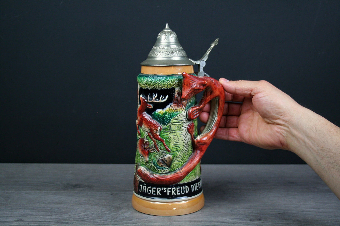 Made in Germany-Beer Tankard-Vintage Beer Stein-German Beer Mug-Unique Gift Ideas-Beer Lovers Gift-German Beer Stein-Vintage Home Decor