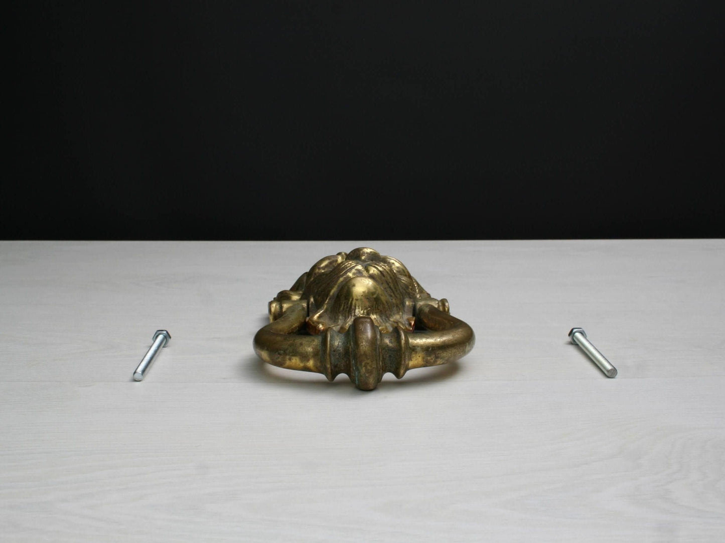 Stunning Brass Lion Door knocker-Unique Find | Antique Door Knocker