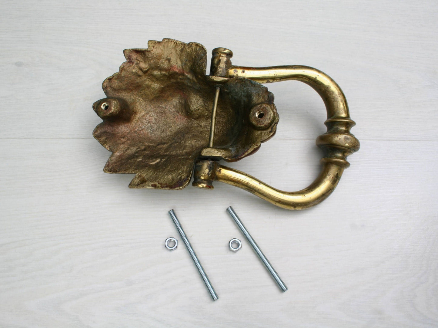 Stunning Brass Lion Door knocker-Unique Find | Antique Door Knocker