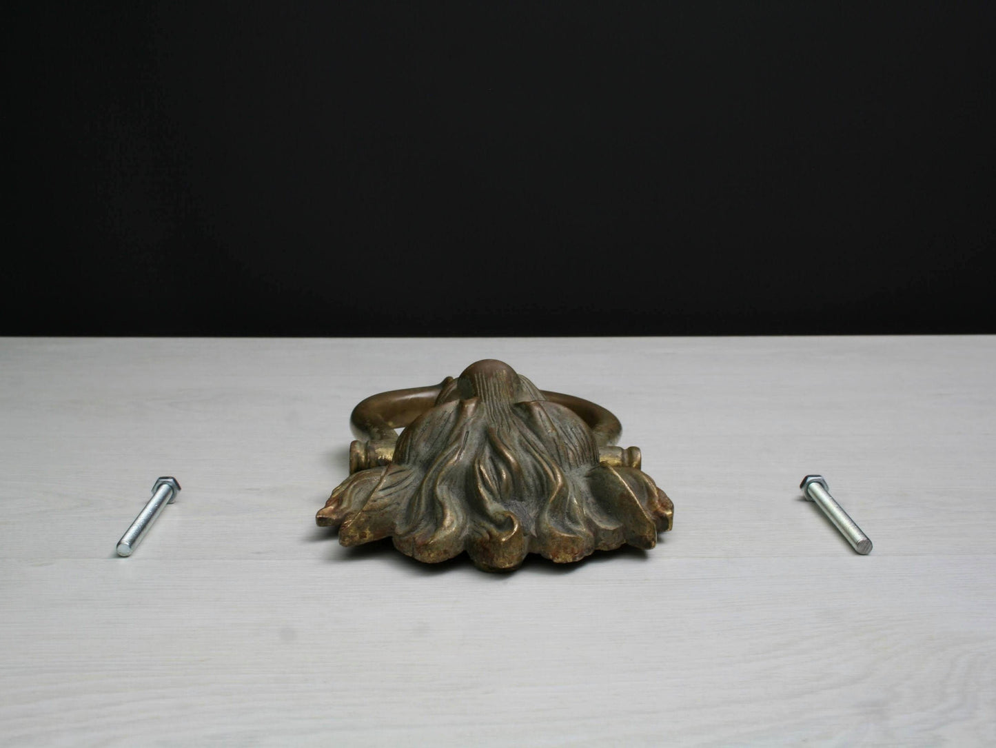 Stunning Brass Lion Door knocker-Unique Find | Antique Door Knocker