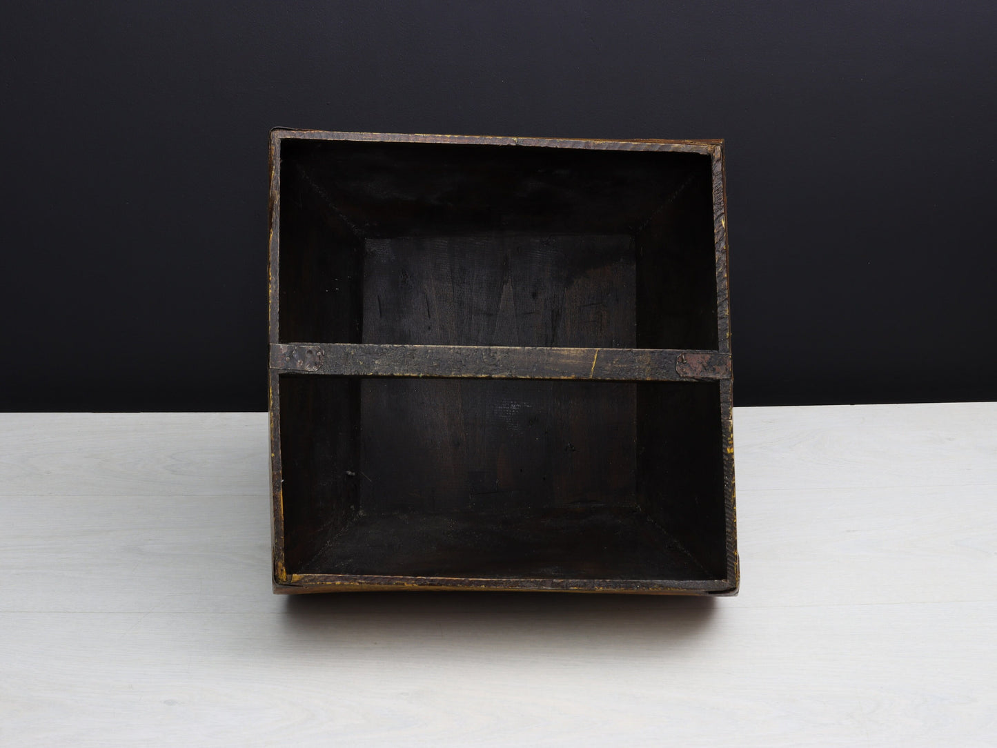 Chinese Antique Rice Bucket | Blanket Basket or Towel Basket | Vintage Home Decor