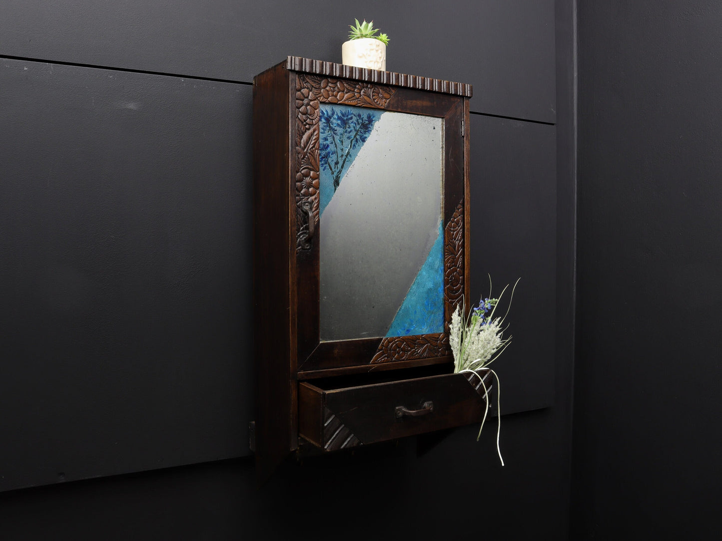 Apothecary-Medicine Cabinet Country Home Decor |Rustic Wall Cabinet -Bathroom Decor or Kitchen Decor