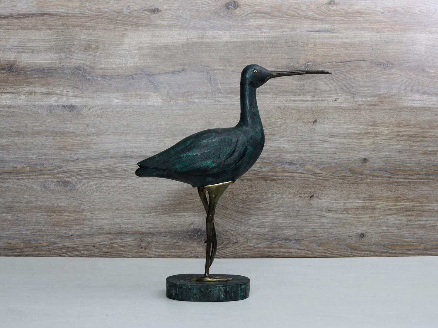 Wooden Bird Figurine| Decorative Bird Sculpture | Console Table Decor | Bird Lovers Gift