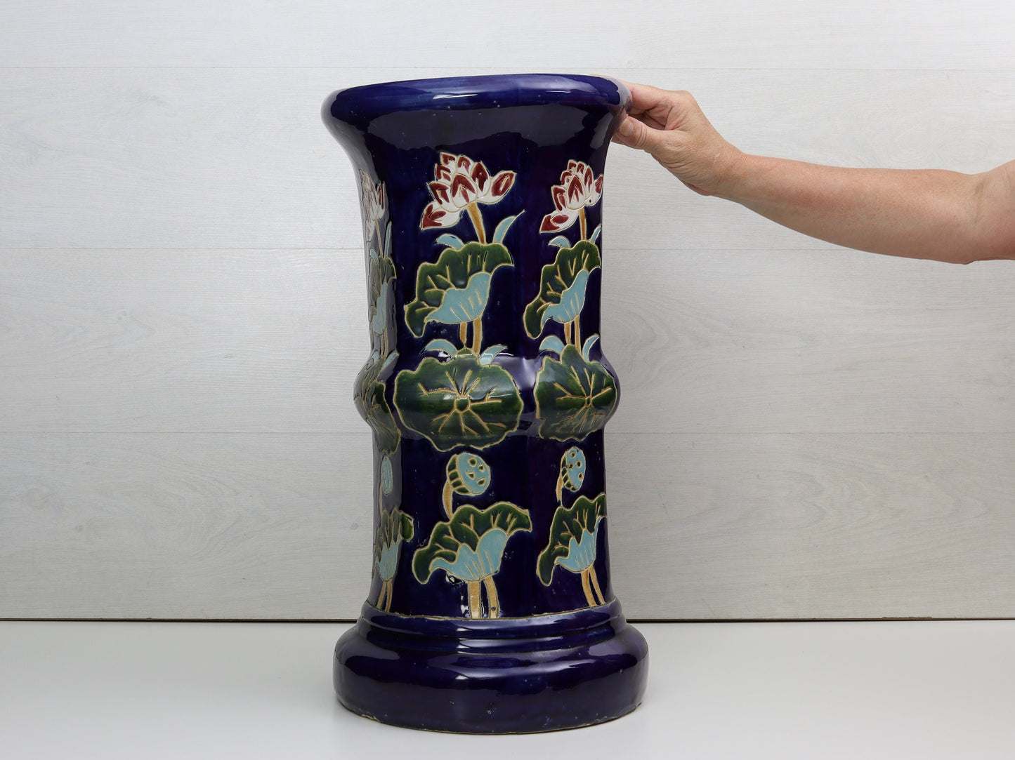 Pedestal Plant Stand-Entryway Decor | Vintage Home Decor-Tall Plant Stand
