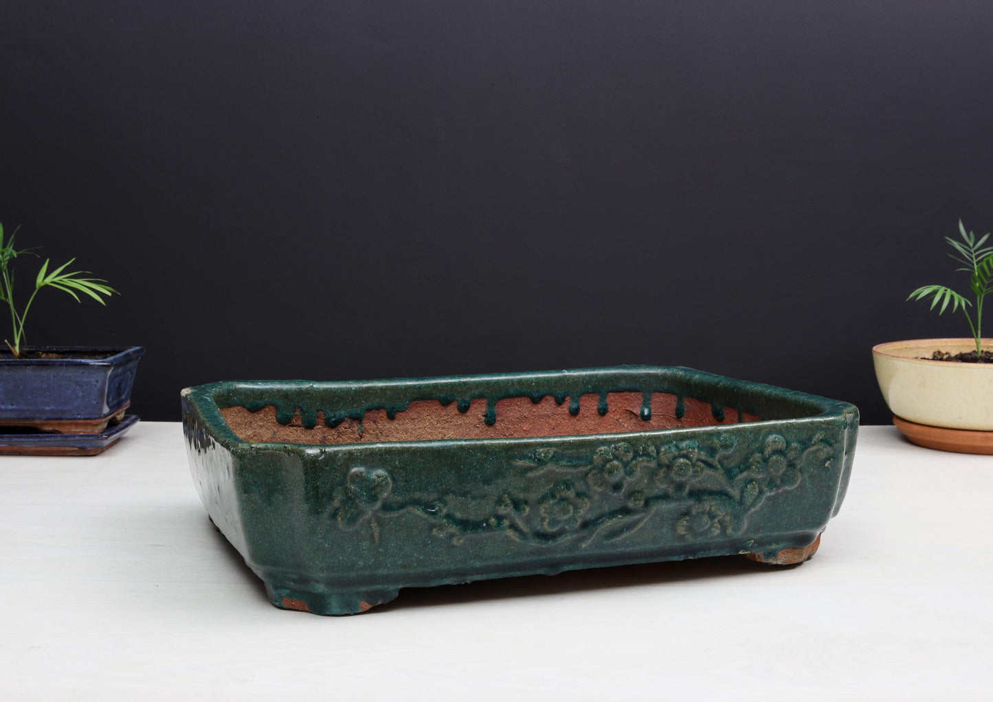Rare Large Bonsai Pot -Unique Planter | Terracotta Plant Pot| Planter Lovers Gift | Vintage Home Decor