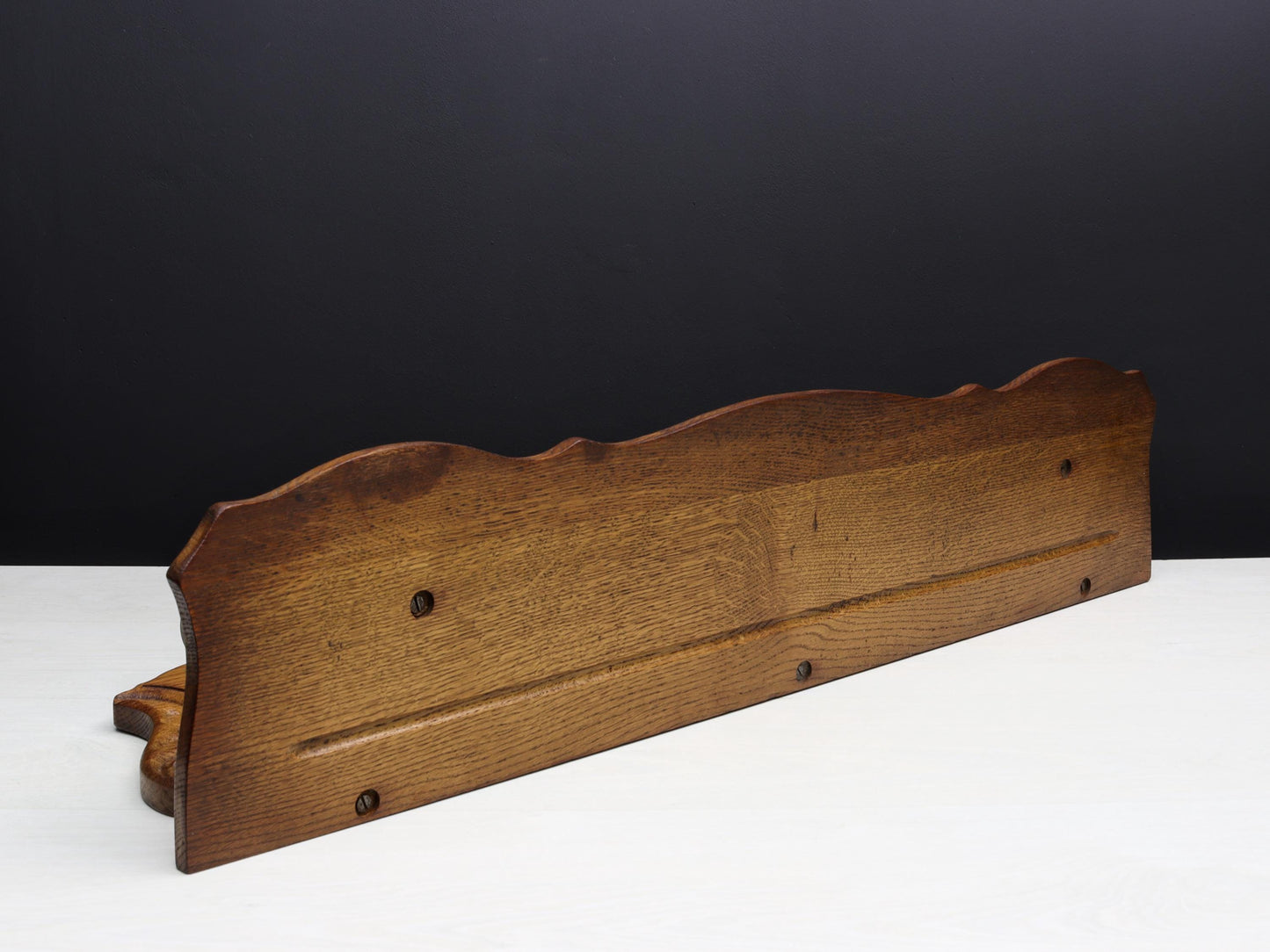 Wall Mount Coat Rack With Shelf | Entryway Coat Rack-Vintage Home Decor | Vintage Wood Coat Rack