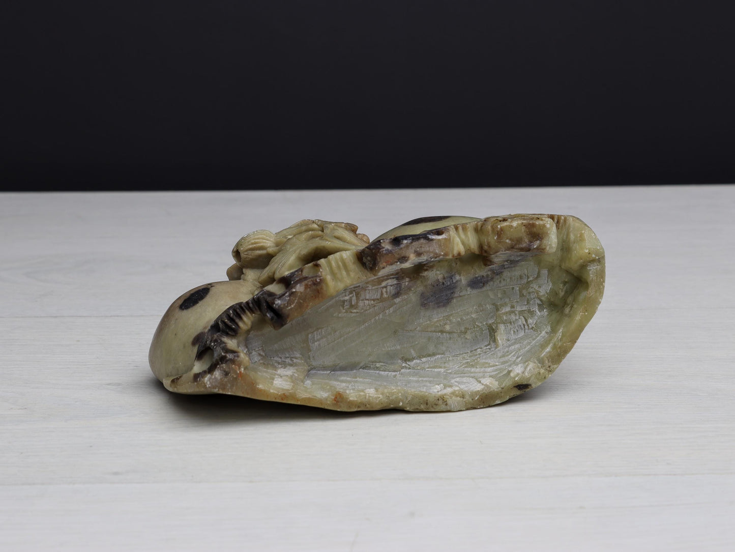 Antique Chinese-Carved Soapstone | Unique Gift Ideas-Wedding Gifts | Vintage Home Decor