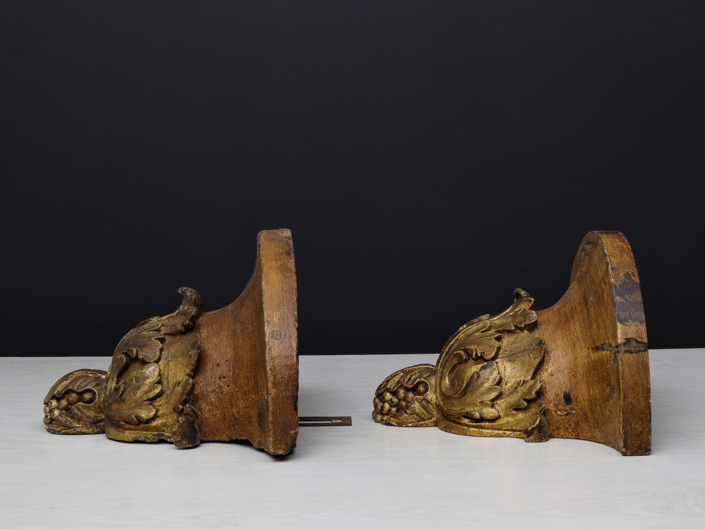 Antique Wood Corbels | Church Decor- Display Shelf | Unique Finds -Vintage Home Decor