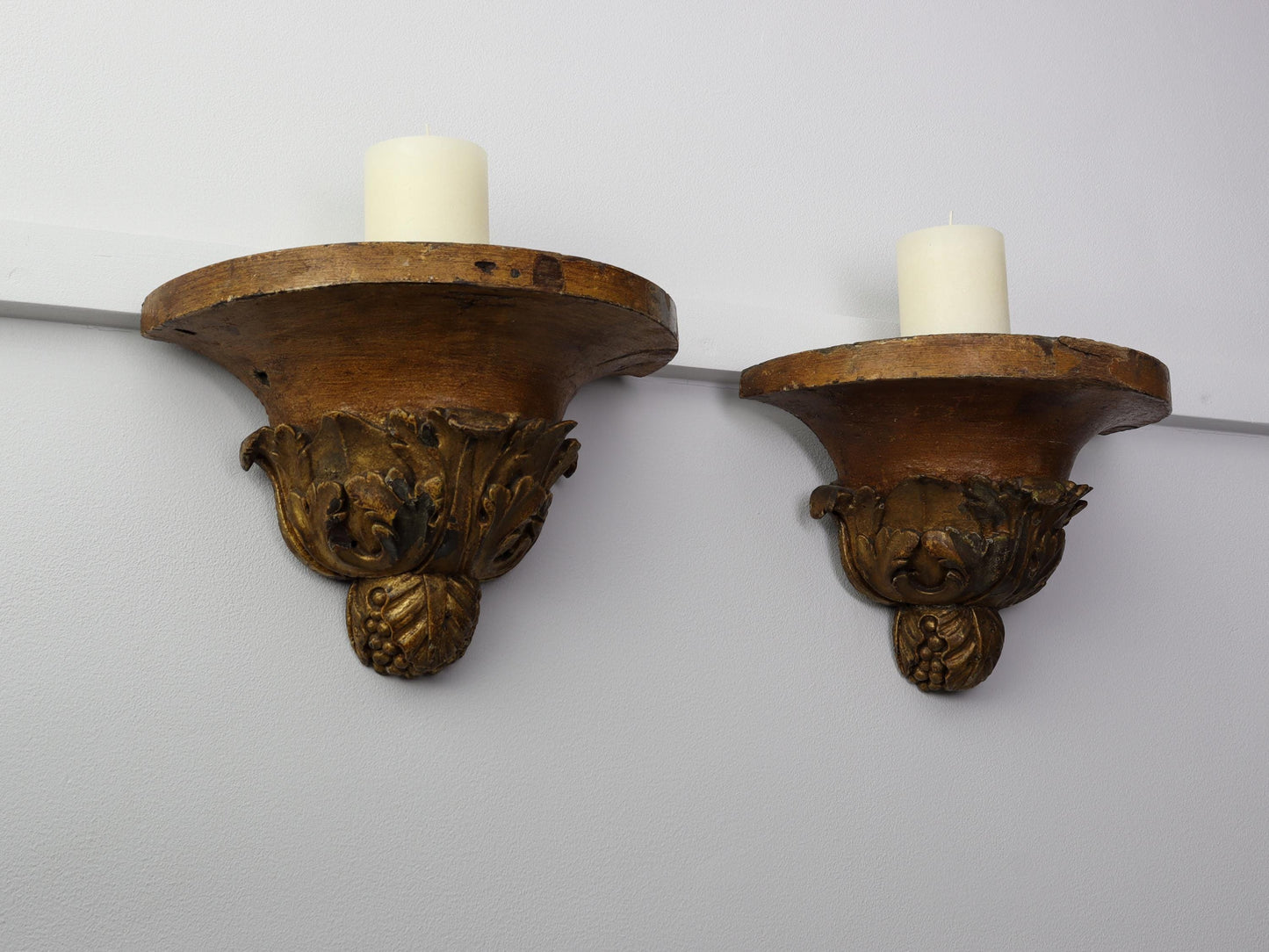 Antique Wood Corbels | Church Decor- Display Shelf | Unique Finds -Vintage Home Decor