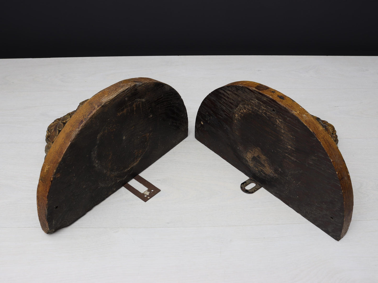 Antique Wood Corbels | Church Decor- Display Shelf | Unique Finds -Vintage Home Decor