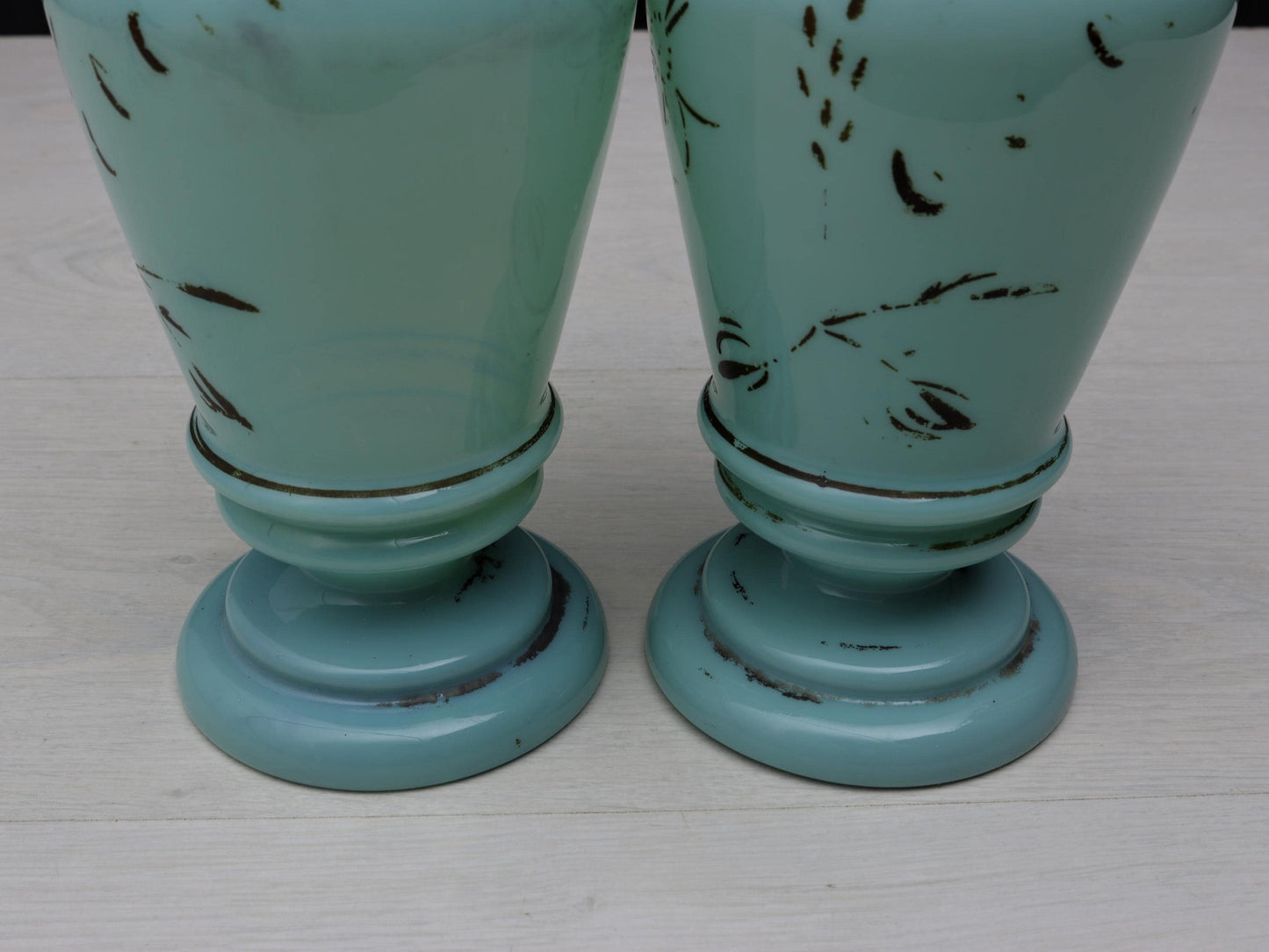 Antique Opaline Vases | Decorative Vase-Vintage Home Decorative | Antique Glass Vases