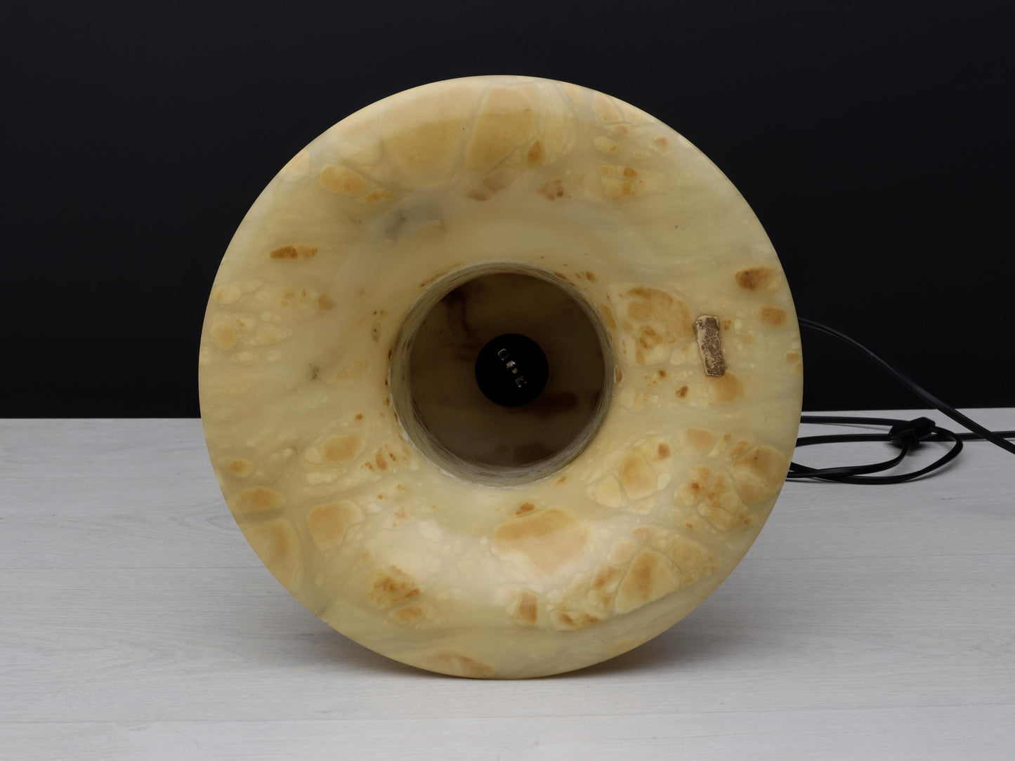 Alabaster Lamp- Unique Vintage Table Lamp | Bedside Accent Lamp | Vintage Home Decor