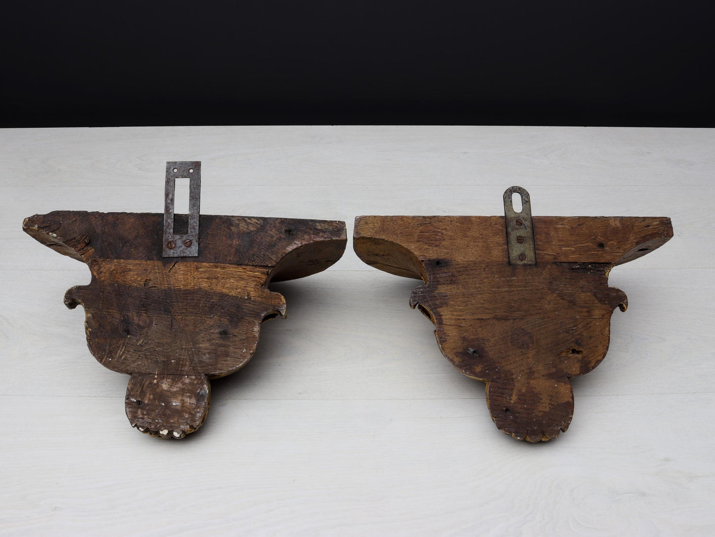 Antique Wood Corbels | Church Decor- Display Shelf | Unique Finds -Vintage Home Decor