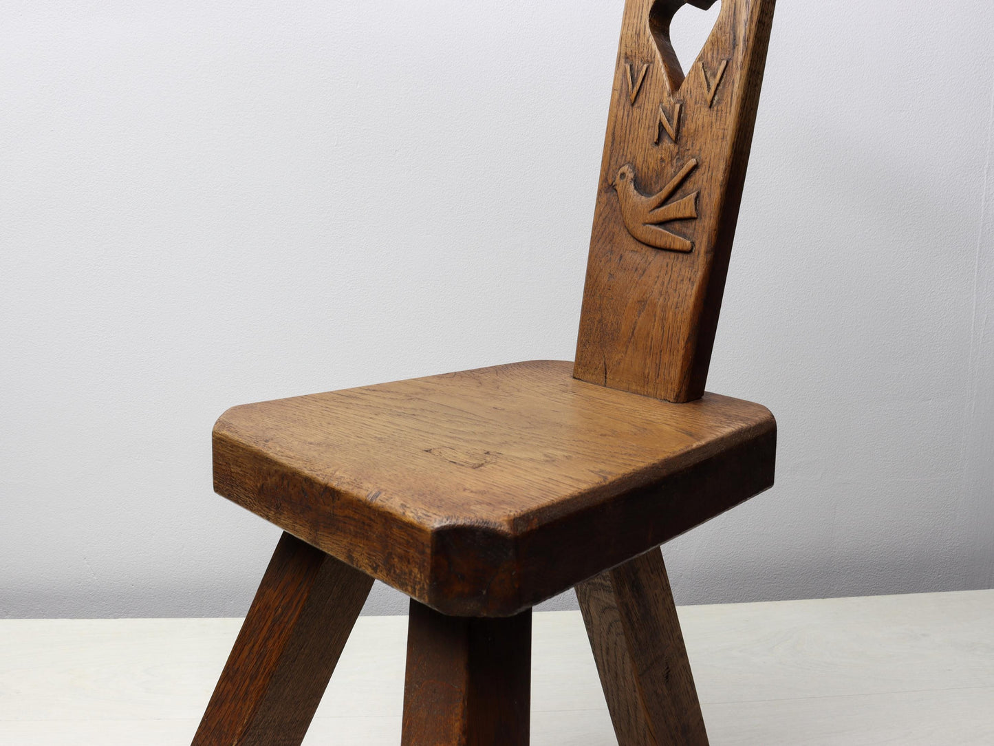 Vintage Wooden Stool –Wood Step Stool, Entryway & Farmhouse Decor-Vintage Home Decor