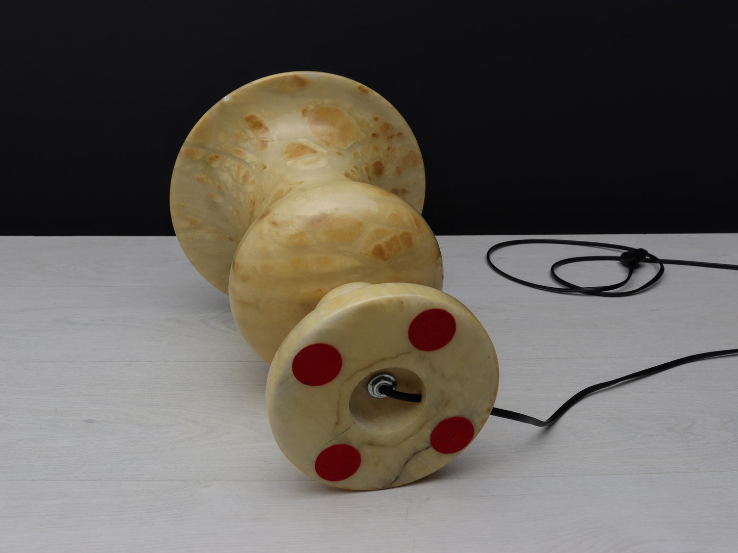 Alabaster Lamp- Unique Vintage Table Lamp | Bedside Accent Lamp | Vintage Home Decor