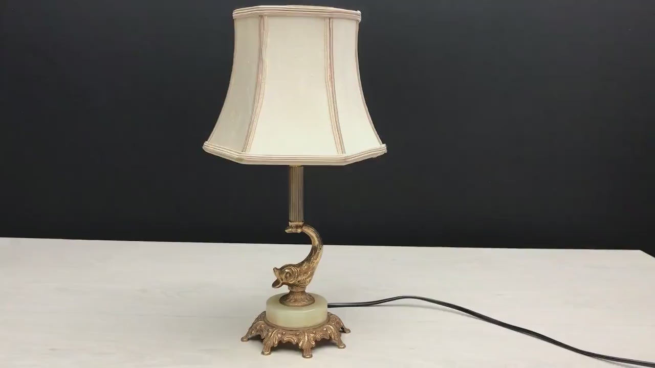 Unique Table Lamp | Accent Lamp / Bedside Lamp | Vintage Home Decor