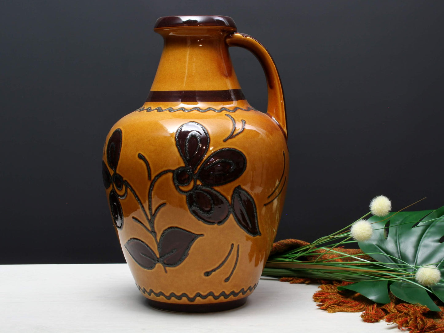 Large Floor Vase | West Germany Ceramic Pottery