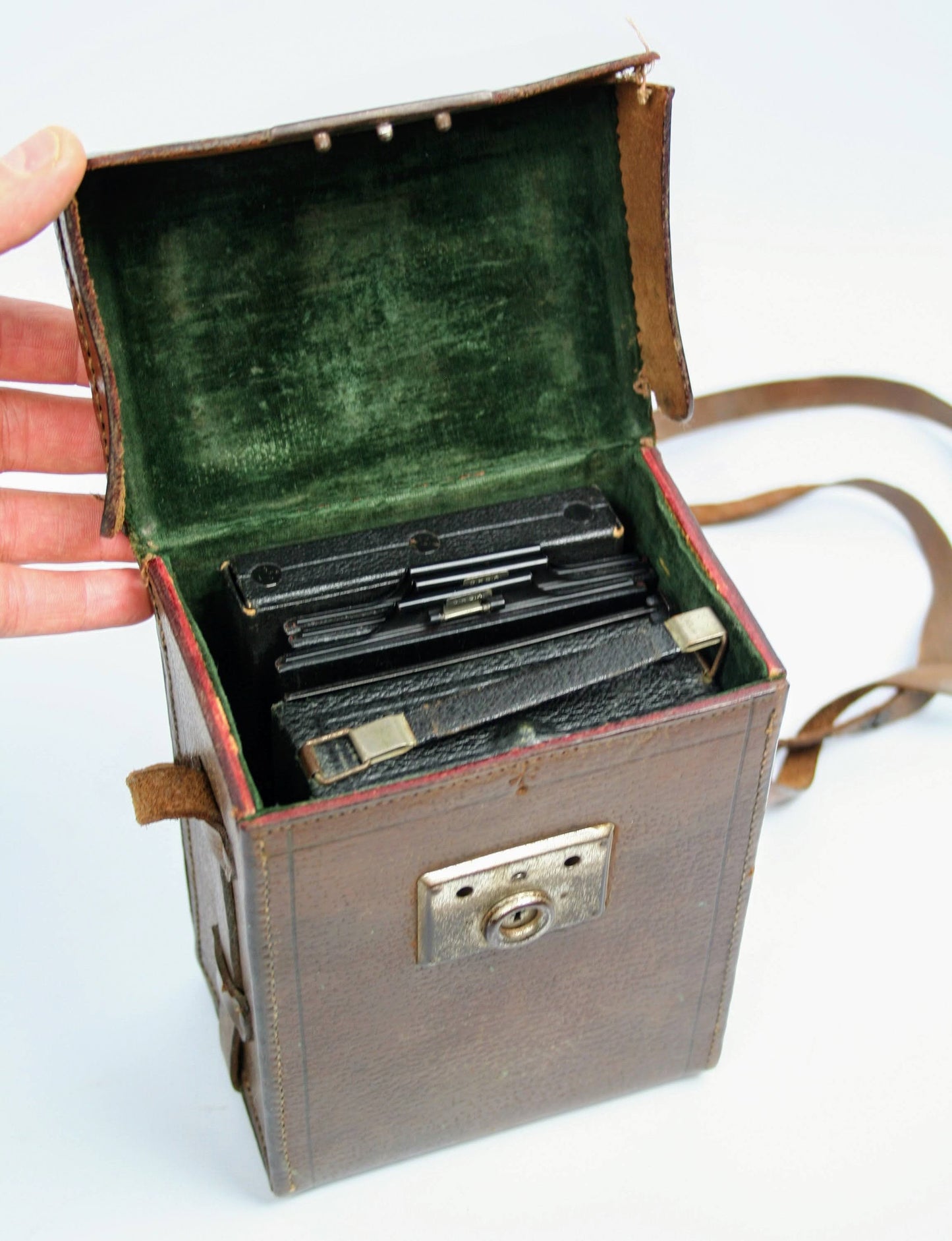 Voigtländer IBSOR D.R.P Folding Plate Camera with Case