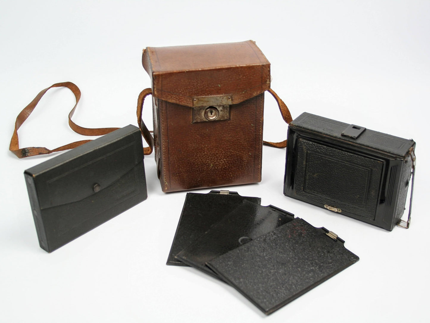 Voigtländer IBSOR D.R.P Folding Plate Camera with Case