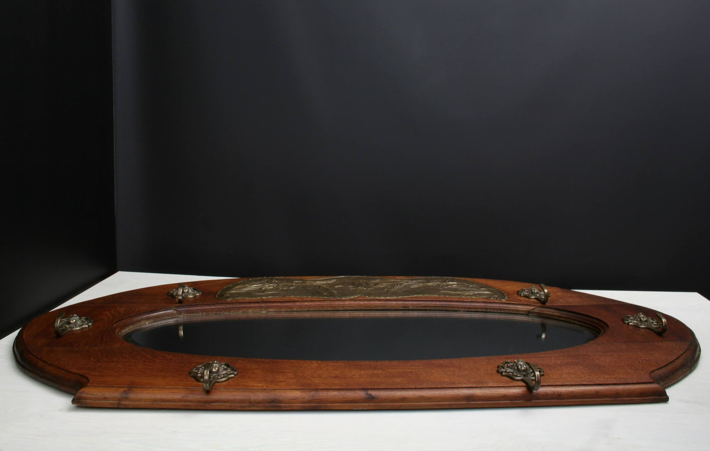 Vintage Mirror Wall Coat Rack