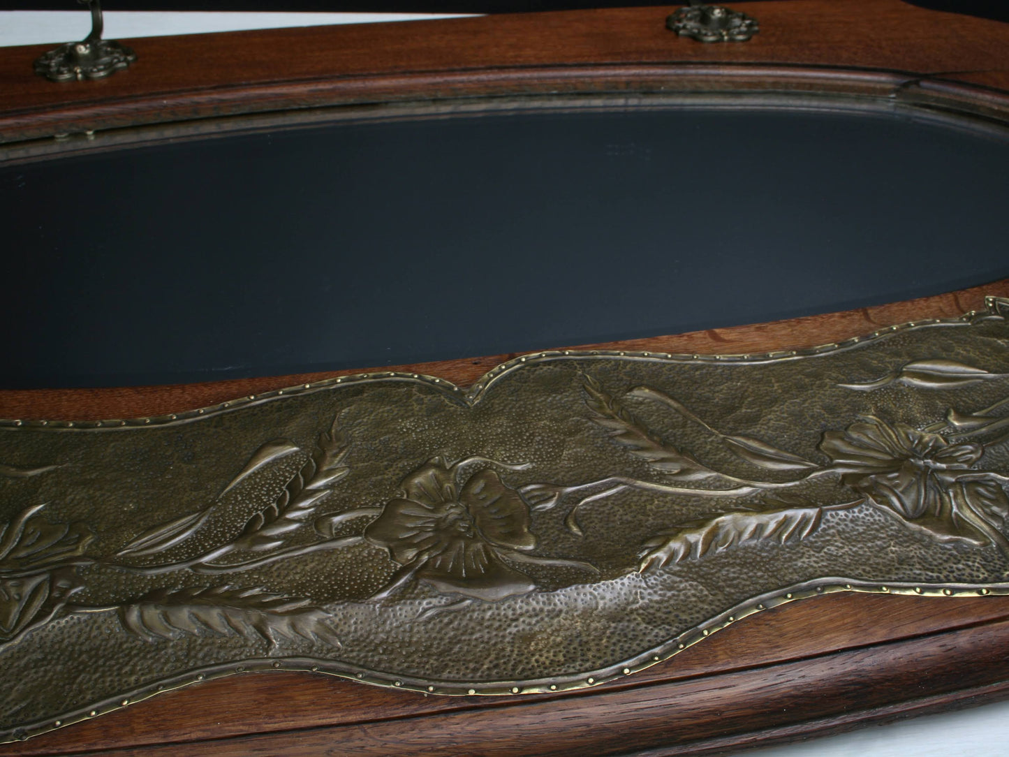 Vintage Mirror Wall Coat Rack