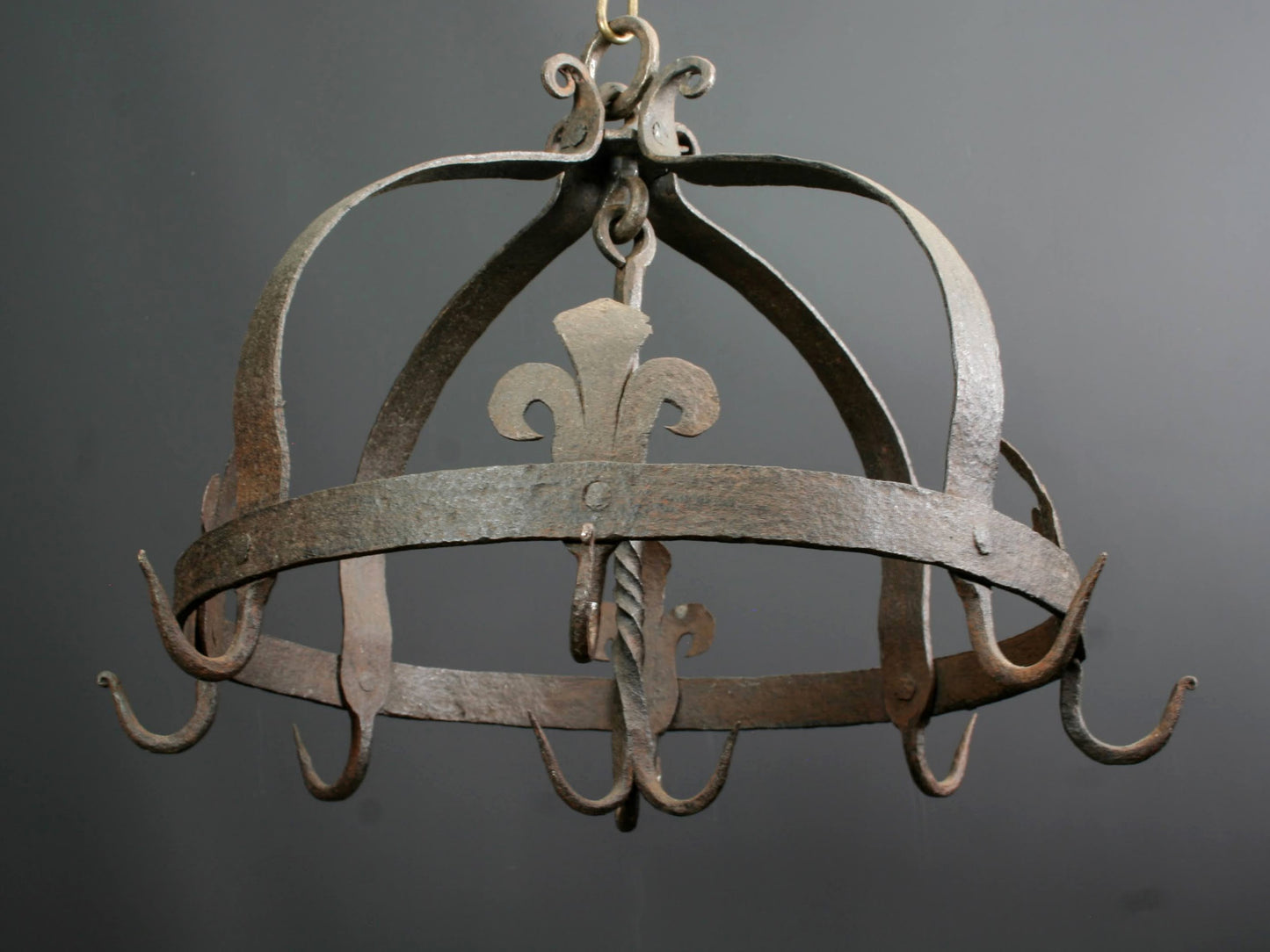 Pot Rack | Wrought Iron Hooks