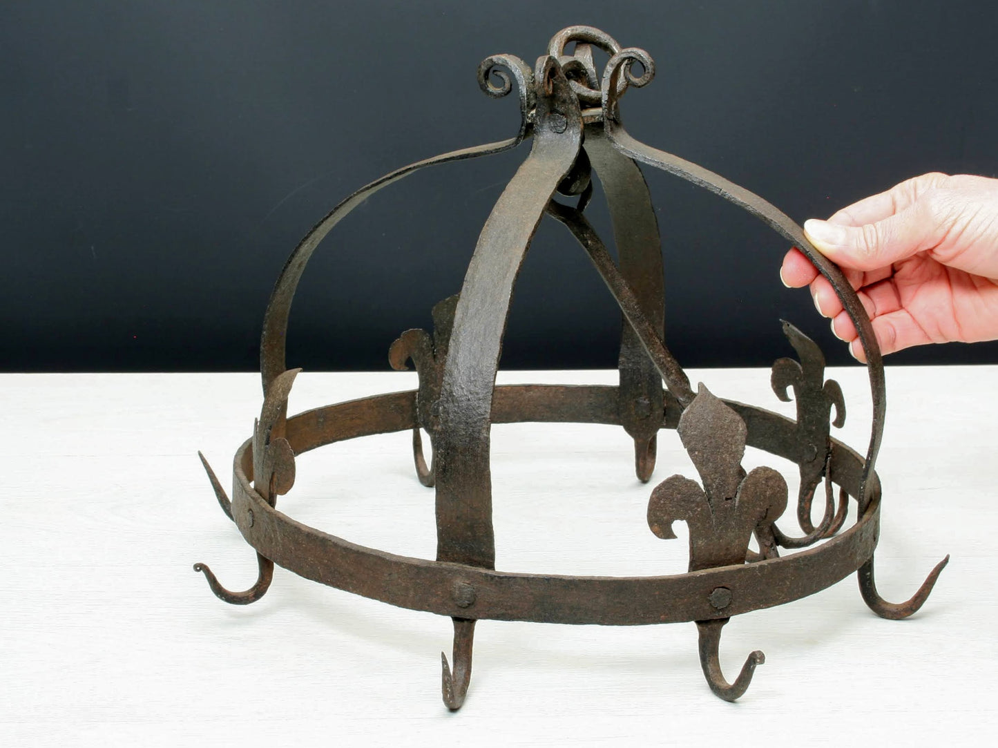 Pot Rack | Wrought Iron Hooks