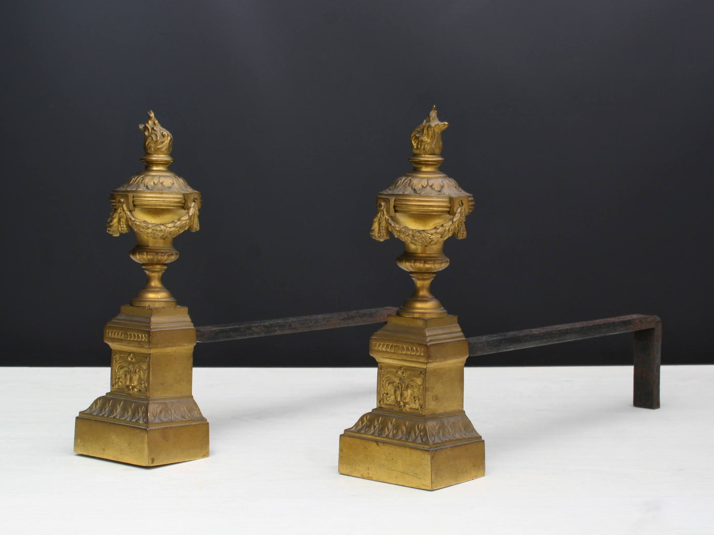 Fireplace Andirons - Log Holder