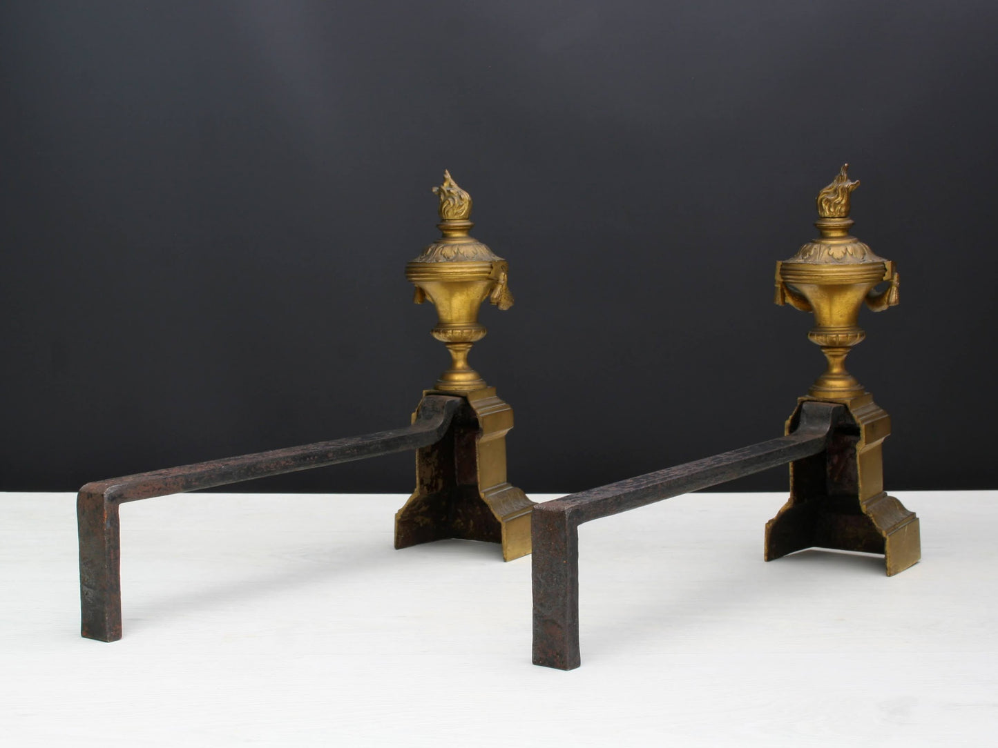 Fireplace Andirons - Log Holder