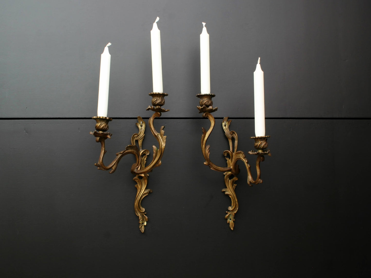 Bronze Candle Wall Sconces