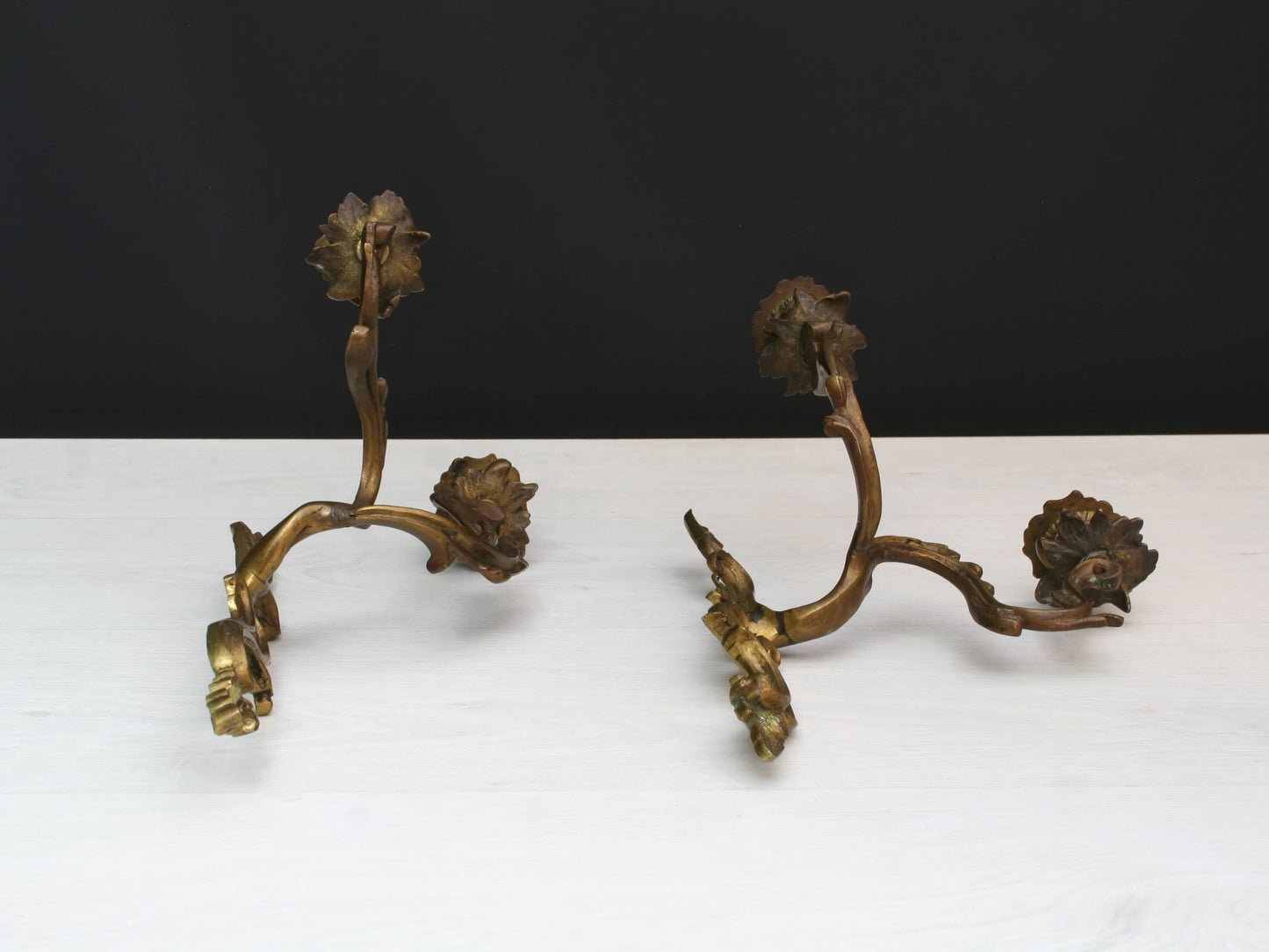 Bronze Candle Wall Sconces