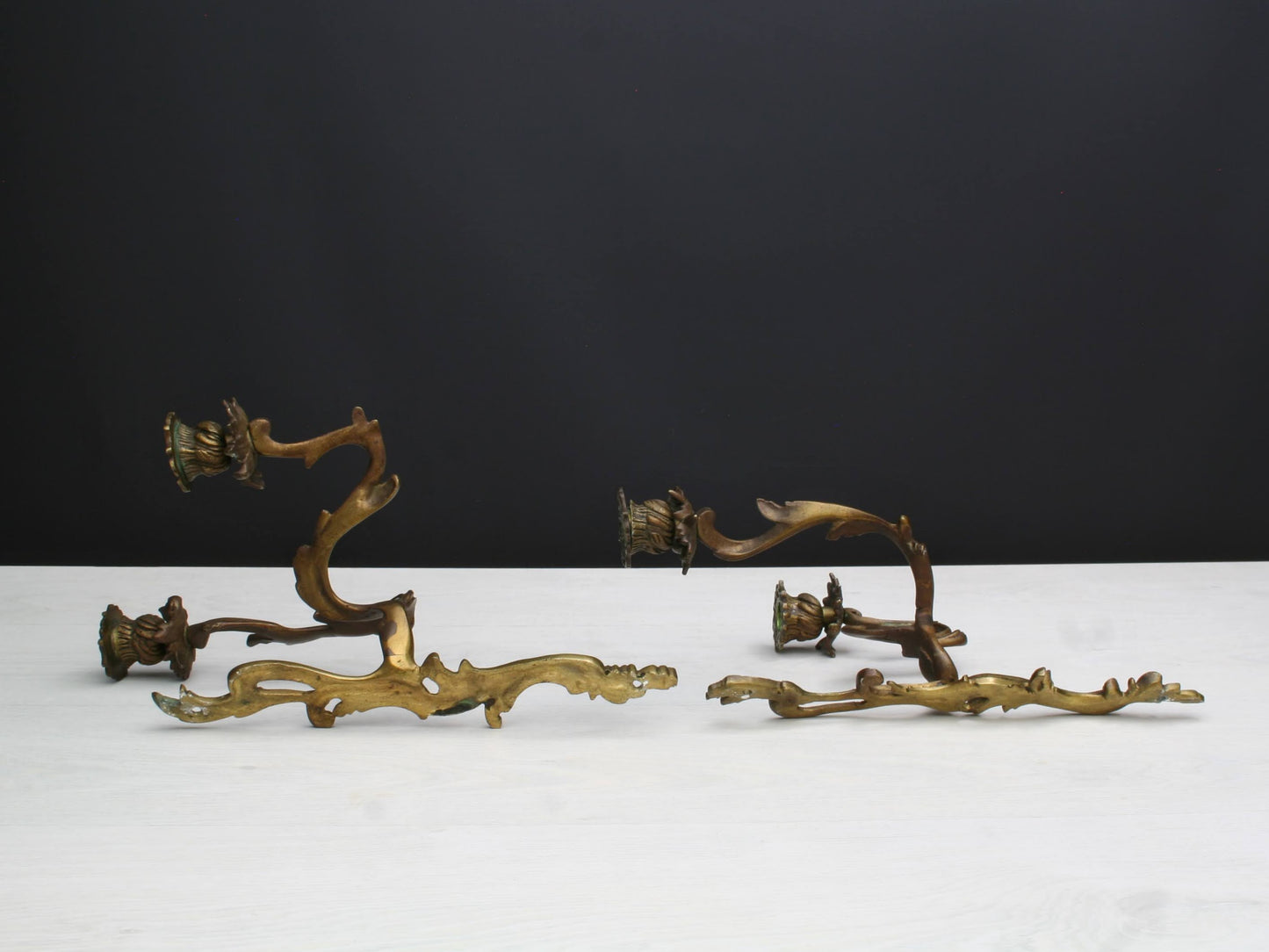 Bronze Candle Wall Sconces