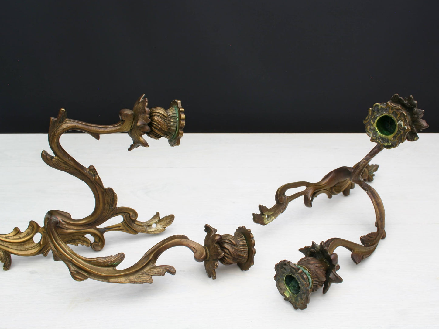 Bronze Candle Wall Sconces