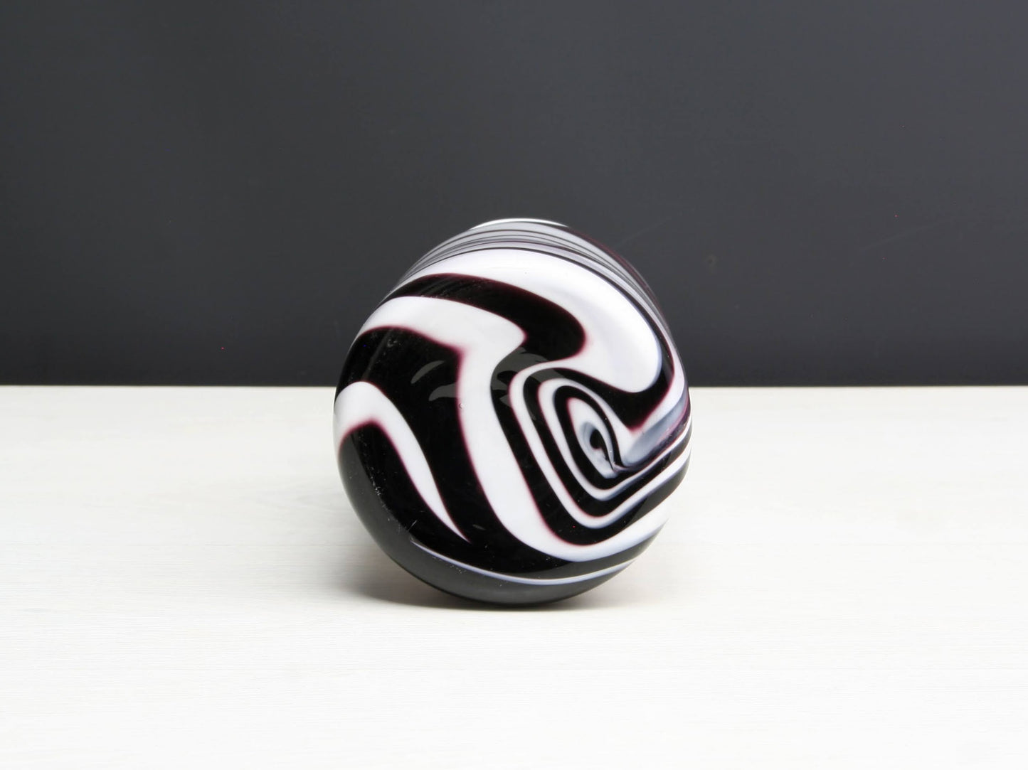 Cylinder Vase - Vintage Glass Art