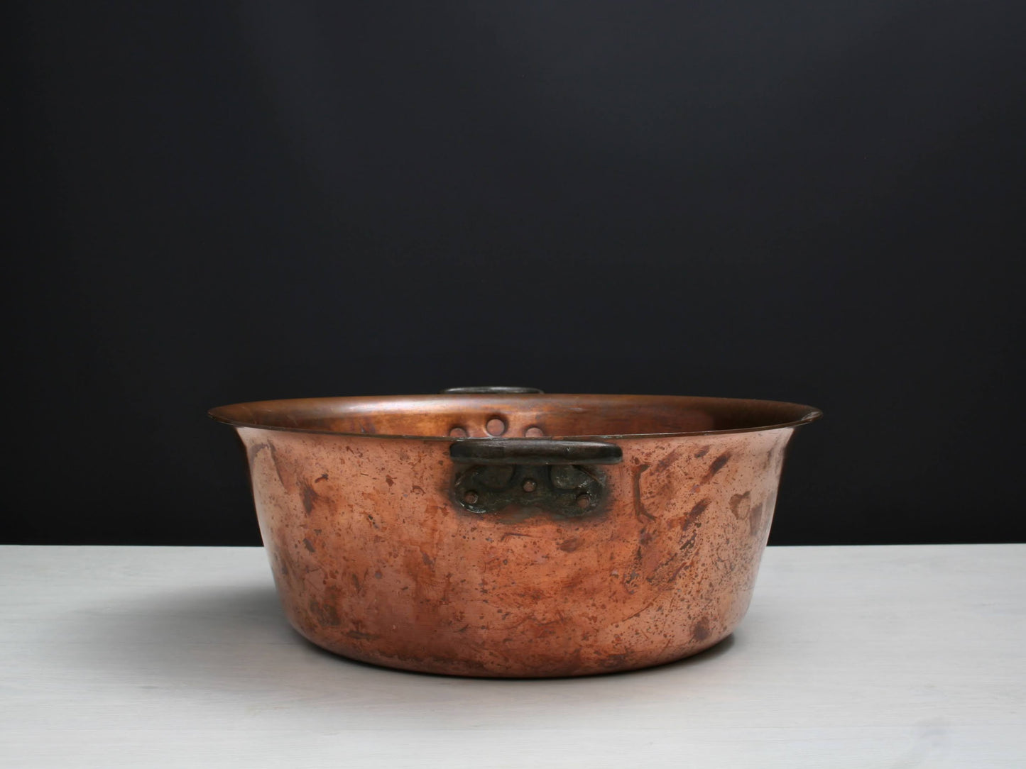 Vintage Copper Jam Pot