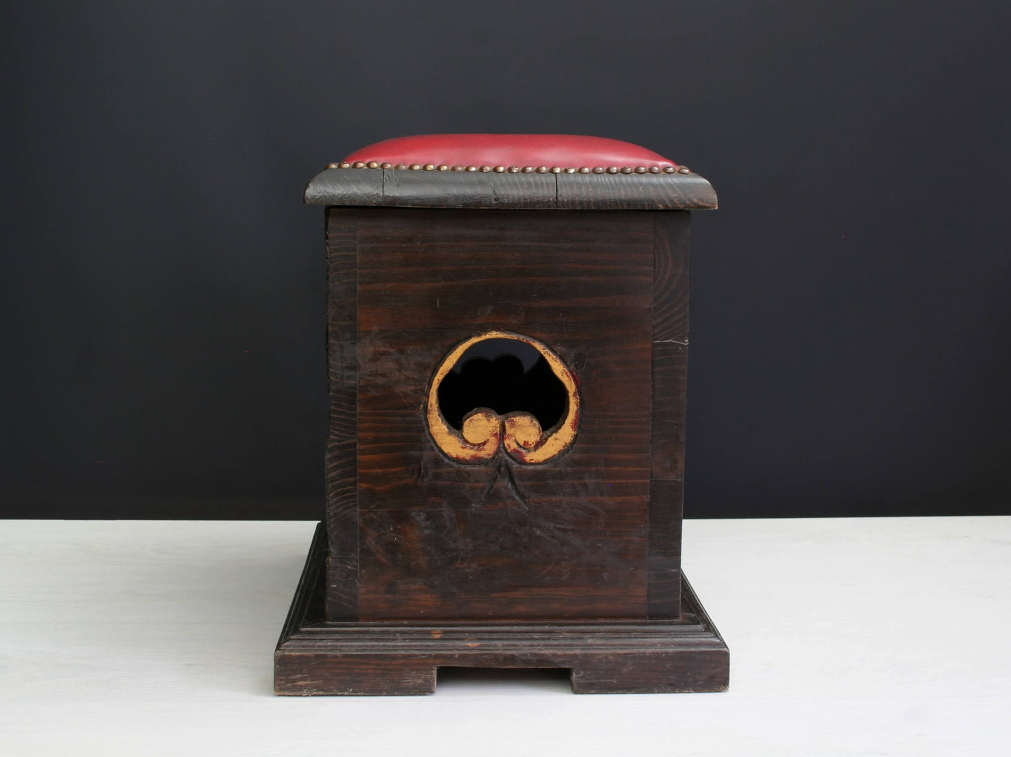 Rare Wooden Storage Bench