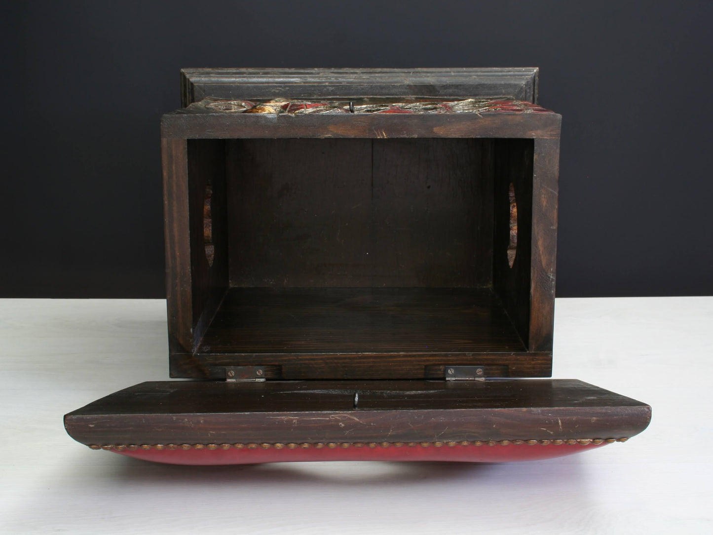 Rare Wooden Storage Bench