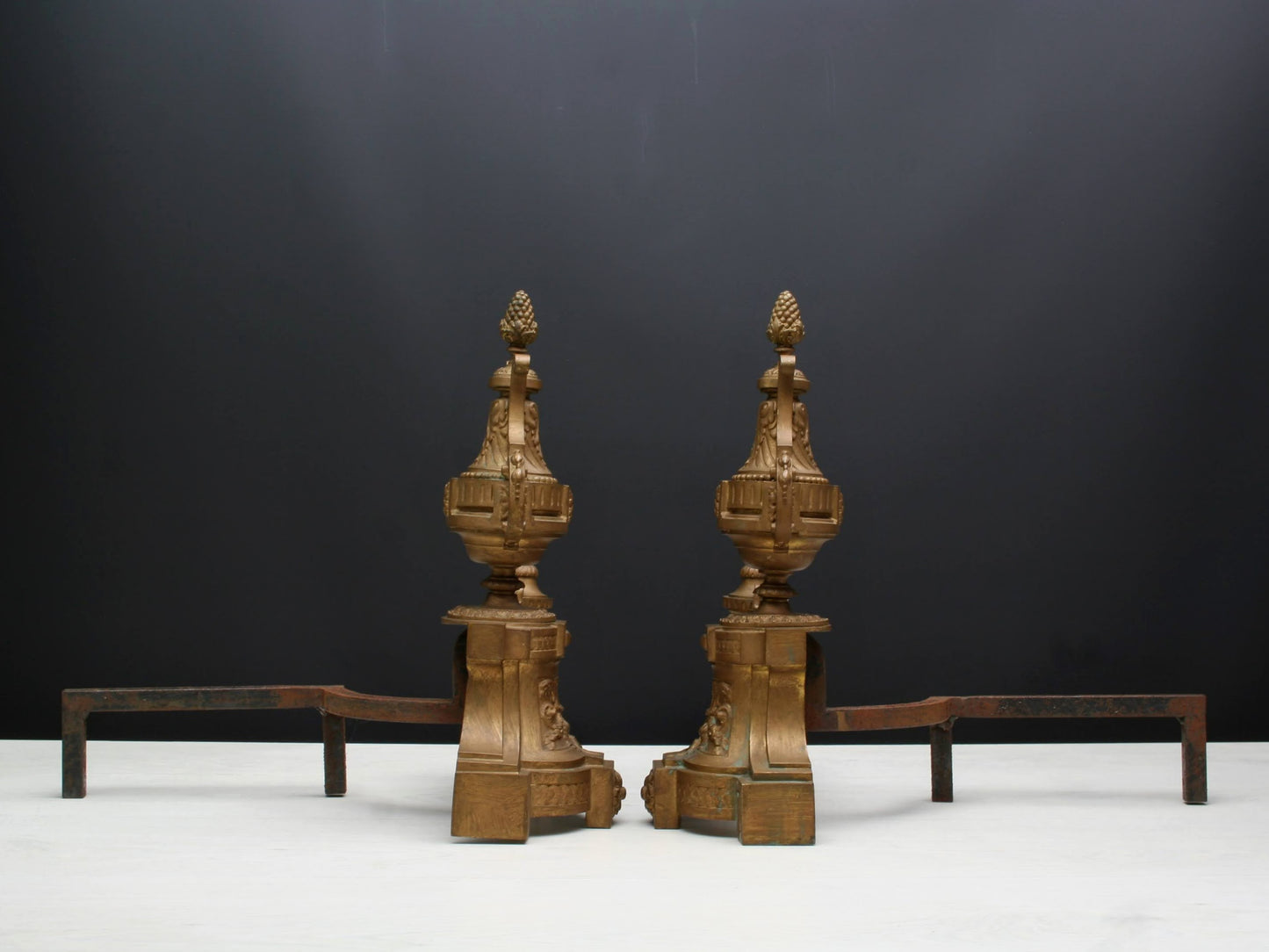 Bronze Fireplace Log Holder