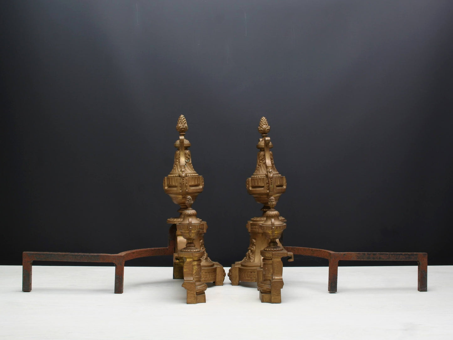 Bronze Fireplace Log Holder