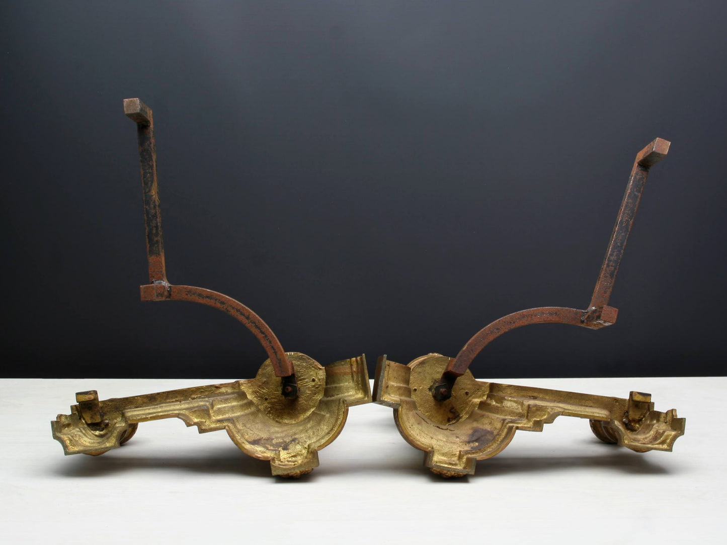 Bronze Fireplace Log Holder