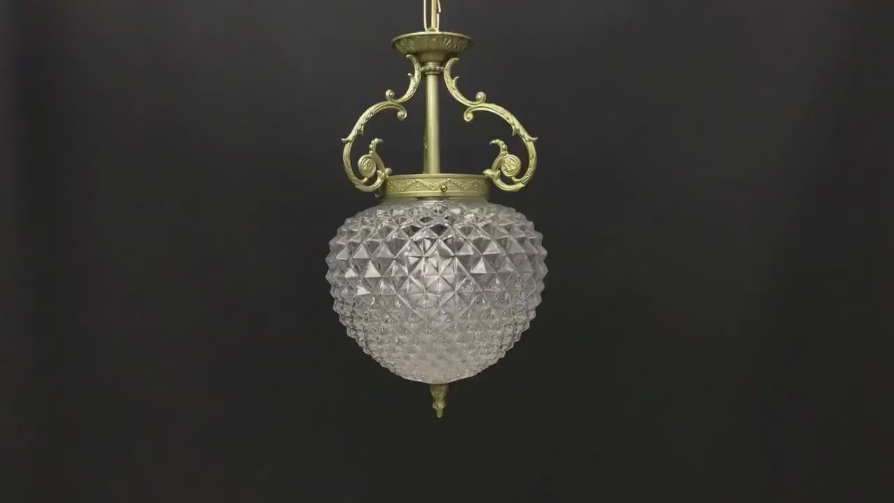 Hanging Light- Lighting Fixture | Glass Pendant Light