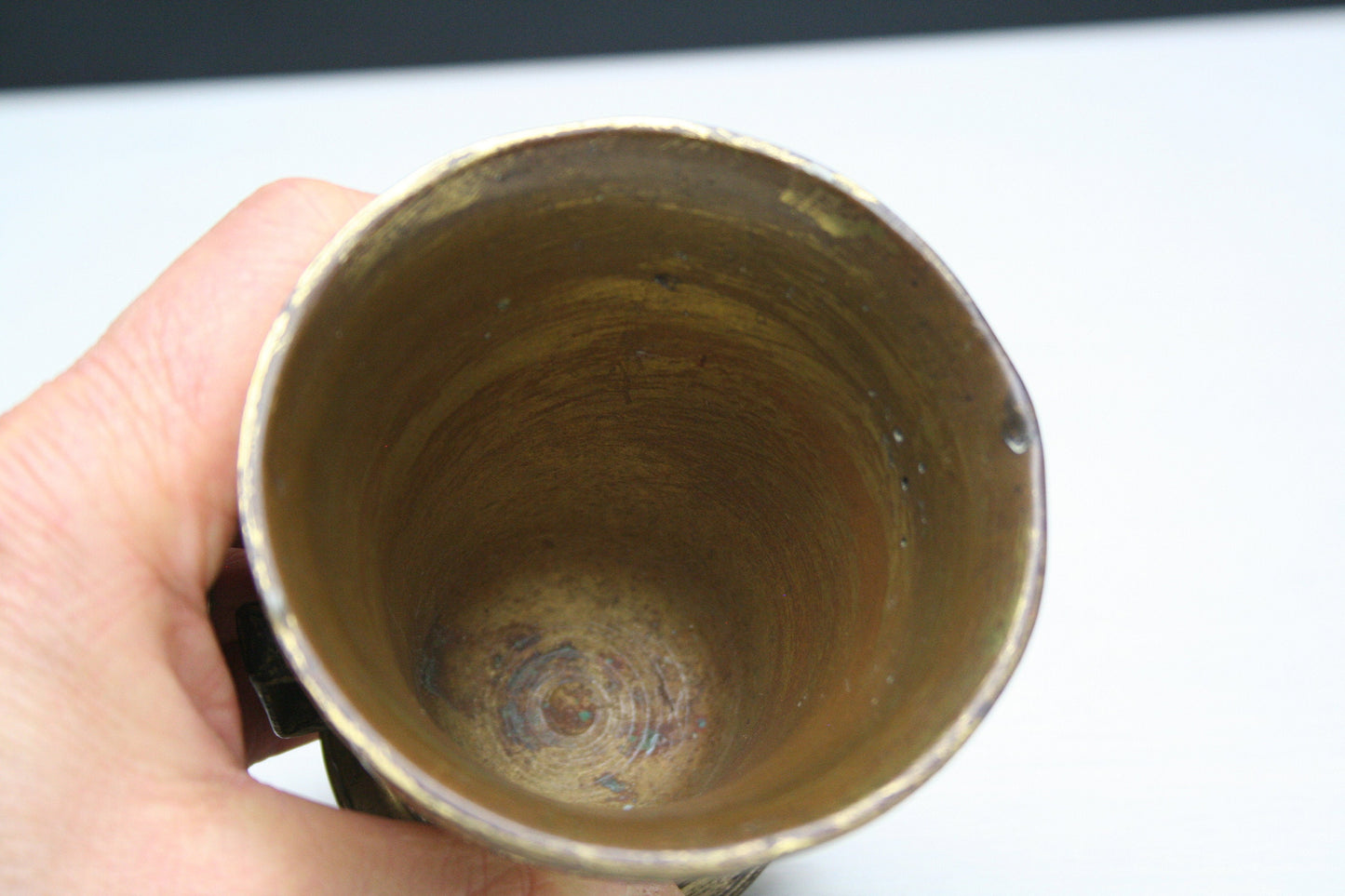 Antique Pharmacy-Mortar and Pestle-Fireplace Decor-Kitchen Decor-Unique Gift Ideas-Farmhouse Decor-Vintage Decor-Mortar Pestle-Brass Decor