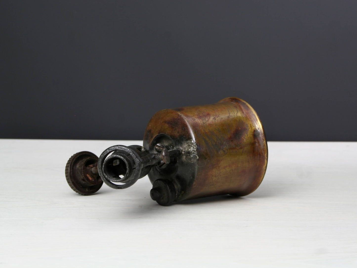 French Antique Blow Torch-Farmhouse Decor-Turn Of The Century- Industrial Decor