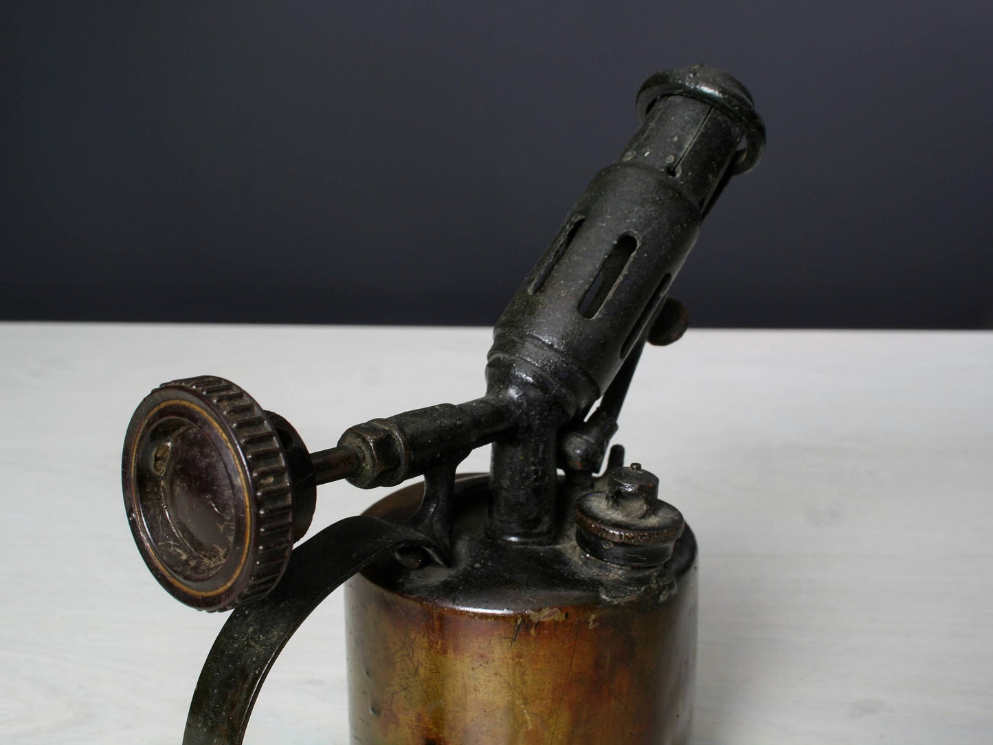 French Antique Blow Torch-Farmhouse Decor-Turn Of The Century- Industrial Decor