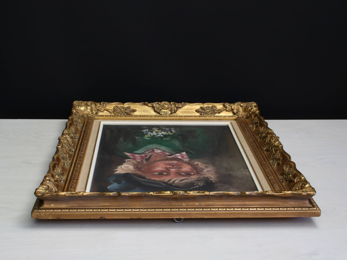 European-Baroque Frame-Portrait Painting-Antique Painting-French Antique-Design Inspiration-Unique Gift Ideas-Deals-Vintage Painting