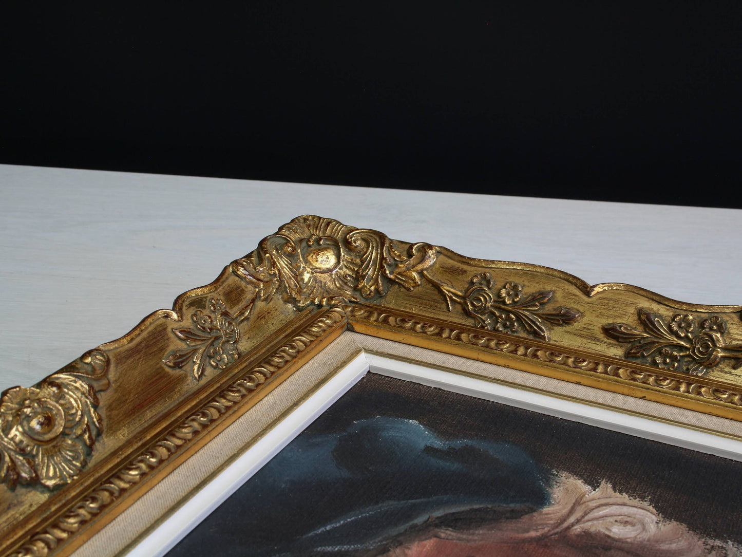 European-Baroque Frame-Portrait Painting-Antique Painting-French Antique-Design Inspiration-Unique Gift Ideas-Deals-Vintage Painting