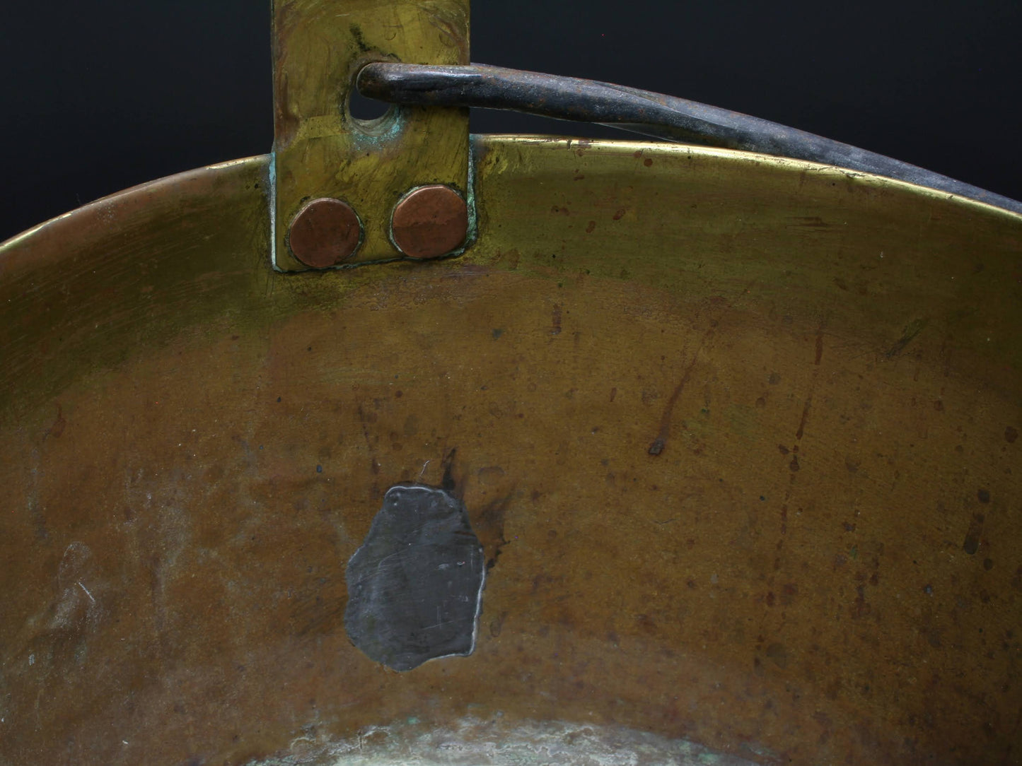 Brass Kettle-Antique Primitive-Rustic Decor-Brass Planter-French Country Style-Hanging Planter-Farmhouse Decor-Design Inspiration-Deals